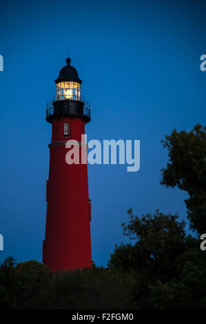 Ponce de Leon Inlet Leuchtturm und Museum, Daytona Beach, Florida, USA Stockfoto