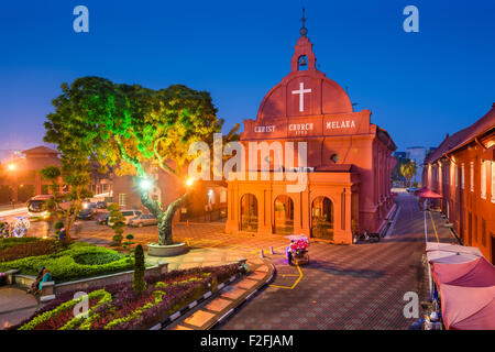 Christuskirche Melaka in Melaka, Malaysia. Stockfoto