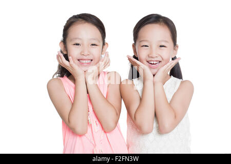 Glückliche Mädchen Stockfoto