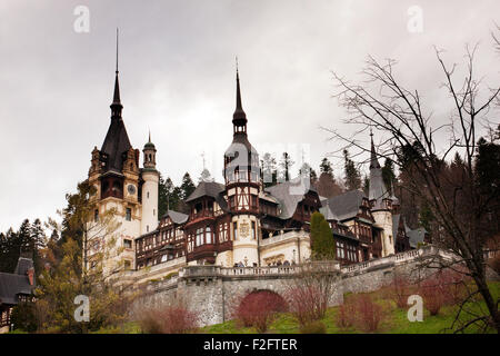 Schloss Peles - rumänische Wahrzeichen in Sinaia Stockfoto