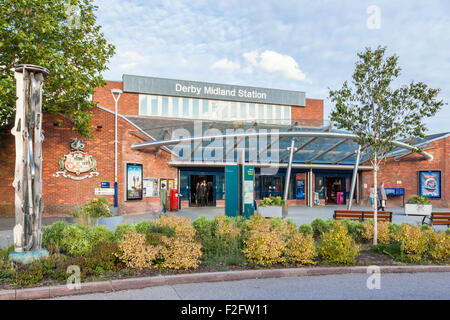 Derby Midland Railway Station, Derby, England, UK Stockfoto