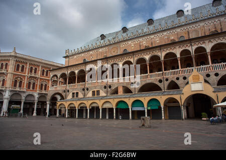 Padua, Italien - 28 AUGUST: Blick auf den Palazzo della Ragione am 28. August 2014 Stockfoto