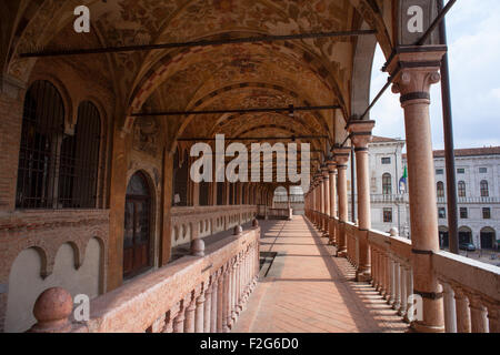 Padua, Italien - 28 AUGUST: Blick auf den Palazzo della Ragione am 28. August 2014 Stockfoto