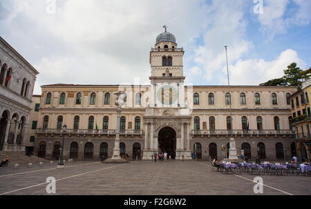 Padua, Italien - 28 AUGUST: Ansicht der Piazza dei Signori am 28. August 2014 Stockfoto