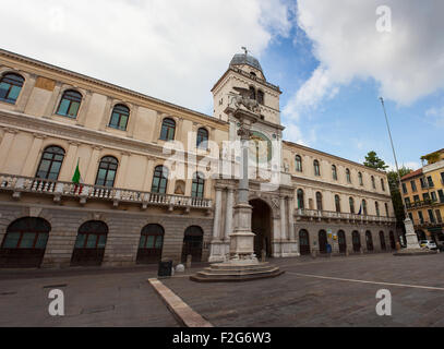 Padua, Italien - 28 AUGUST: Ansicht der Piazza dei Signori am 28. August 2014 Stockfoto