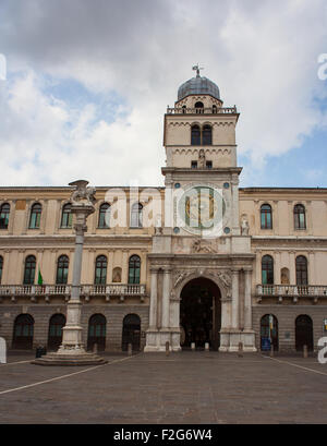 Padua, Italien - 28 AUGUST: Ansicht der Piazza dei Signori am 28. August 2014 Stockfoto