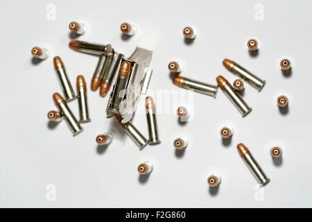 22lr Rimfire Munition CCI Stinger und 5-Schuss-Magazin Stockfoto