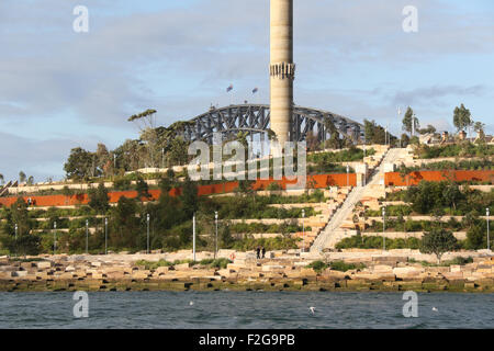 Barangaroo Reserve in Sydney, Australien. Stockfoto