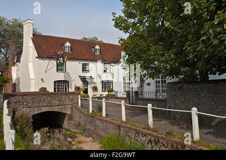 Ye Olde George Inn, East Meon, Hampshire, England Stockfoto