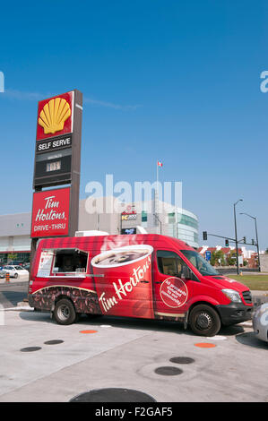 Hortons mobilen Coffee-Shop. Stockfoto