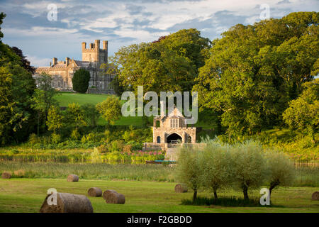 Crom Castle - der angestammten Heimat zu Herr Erne und Crichton Familie, County Fermanagh, Nordirland, Großbritannien Stockfoto