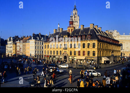 Die Grand Place. Lille. Frankreich. Europa Stockfoto