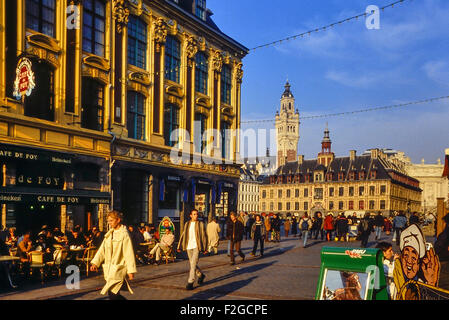 Die Grand Place. Lille. Frankreich. Europa Stockfoto