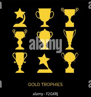 Champions Trophy Symbole. Vektor-Illustration. Stock Vektor
