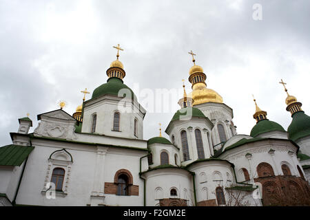 Ansicht der Sophienkathedrale in Kiew, Ukraine Stockfoto