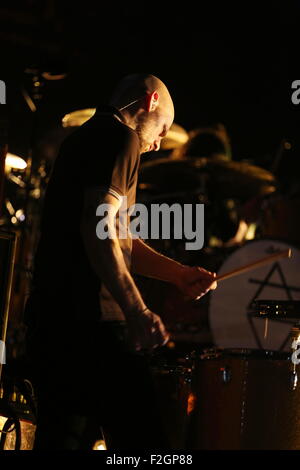 Manchester, UK. 18. September 2015. Florenz und die Maschine durchführen, um einen Ausverkauf Publikum in Manchester Arena live. Bildnachweis: Simon Newbury/Alamy Live-Nachrichten Stockfoto