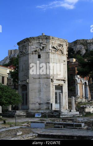 Die Straßen von Athen Stockfoto