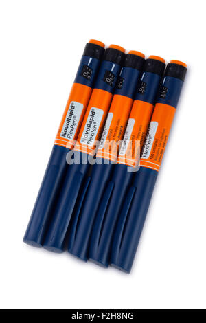 NovoRapid FlexPen Insulinspritzen Stift Stockfoto