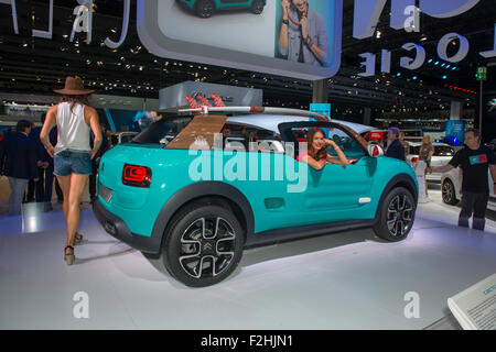 Frankfurt Internationale Automobil-Ausstellung (IAA) 2015. Citroen C4 Cactus M Konzept - Weltpremiere Stockfoto