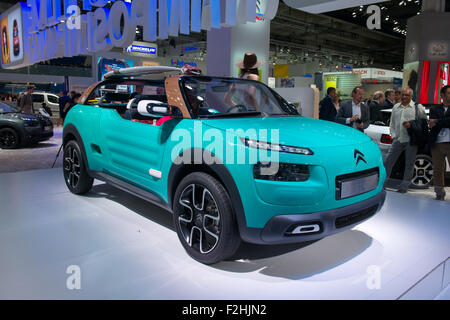 Frankfurt Internationale Automobil-Ausstellung (IAA) 2015. Citroen C4 Cactus M Konzept - Weltpremiere Stockfoto