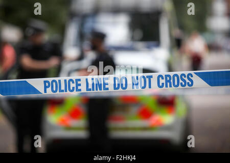 Polizeiband UK Stockfoto