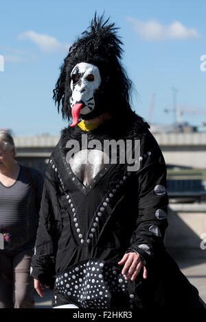 London, UK. 19. September 2015. Die großen Gorilla eine Charity run zugunsten der Gorilla Organization, London, England. Bildnachweis: Simon Balson/Alamy Live-Nachrichten Stockfoto