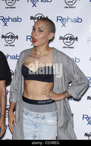 Nina Sky auf der REHAB im Hard Rock Hotel und Casino mit: Nicole Albino wo: Las Vegas, Nevada, Vereinigte Staaten, wann: 19. Juli 2015 Stockfoto