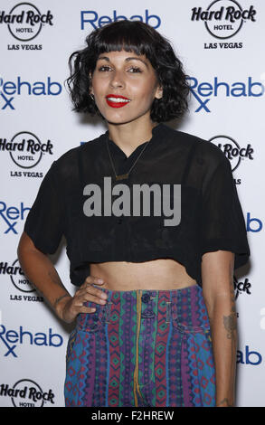 Nina Sky auf der REHAB im Hard Rock Hotel und Casino mit: Natalie Albino wo: Las Vegas, Nevada, Vereinigte Staaten, wann: 19. Juli 2015 Stockfoto