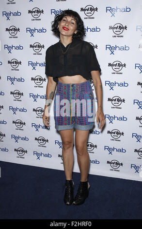 Nina Sky auf der REHAB im Hard Rock Hotel und Casino mit: Natalie Albino wo: Las Vegas, Nevada, Vereinigte Staaten, wann: 19. Juli 2015 Stockfoto