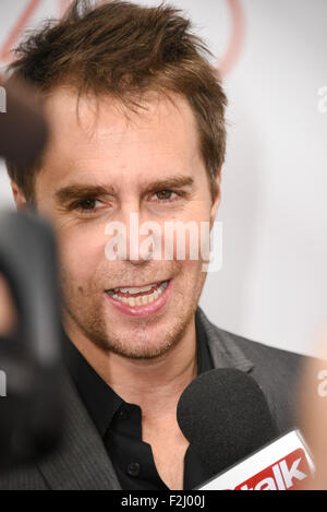 Toronto, Ontario, Kanada. 19. Sep, 2015. Schauspieler SAM ROCKWELL besucht die "Mr. Right"-Premiere während der 2015 Toronto International Film Festival in der Roy Thomson Hall am 19. September 2015 in Toronto, Kanada Kredit statt: Igor Vidyashev/ZUMA Draht/Alamy Live News Stockfoto