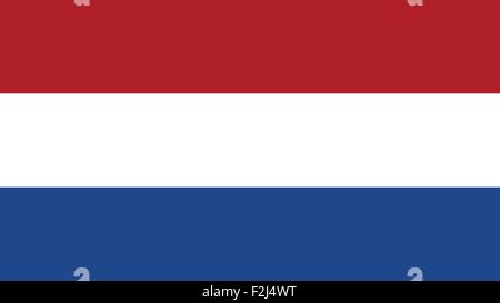 Niederlande Flagge für Independence Day und Infografik Vektor-Illustration. Stock Vektor