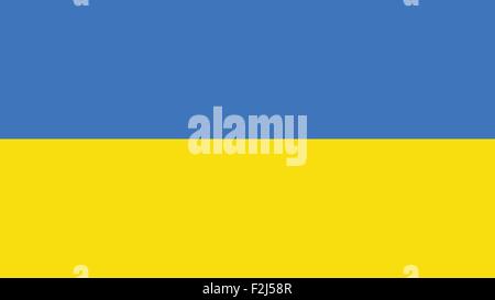 Ukraine-Flag für Independence Day und Infografik Vektor-Illustration. Stock Vektor