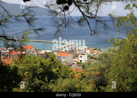 Thasos oder Thassos ist eine griechische Insel in der nördlichen Ägäis Stockfoto