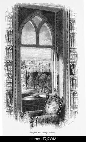 Charles 1. Blick von Hampton Court Palace Window Illustration aus "die britischen Inseln, Cassell Petter & Galpin Teil 6 malerische Europa. Malerischen Europa war eine illustrierte Zeitschriften von Cassell, Petter, Galpin & Co., London, Paris und New York im Jahre 1877. Die Publikationen dargestellt touristischen Lieblingsplätze in Europa, mit Text-Beschreibungen, Stahl- und Holzstiche von herausragenden Künstlern der Zeit, wie Harry Fenn, William H J Boot, Thomas C. L. Rowbotham, Henry T. Green, Myles B. Foster, John Mogford, David H. McKewan, William L. Leitch, Edmund M. Wimperis und Joseph B. Smith. Stockfoto