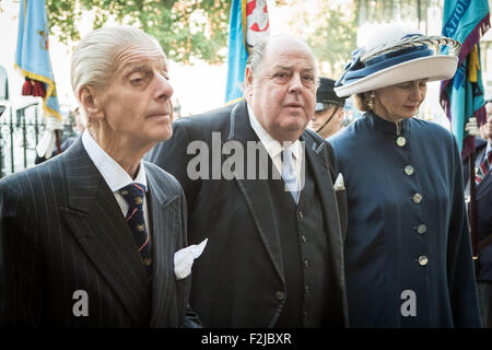 London, UK. 20. September 2015.  Ehemaliger Verteidigung-Minister Sir Nicholas Soames besucht Schlacht von Großbritannien Service von Thanksgiving an Church House, Westminster Credit: Guy Corbishley/Alamy Live News Stockfoto