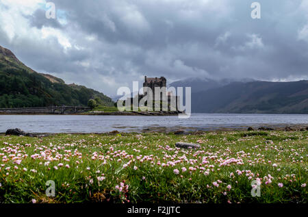 Eilean Donan Castle Western Highlands Schottland Großbritannien GB Europa Stockfoto