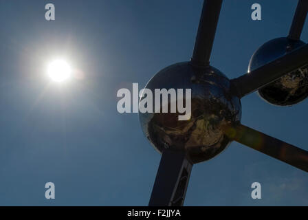 Atomium weltberühmten Denkmal eines Atomkerns Eisen Brüssel Belgien Europa Stockfoto