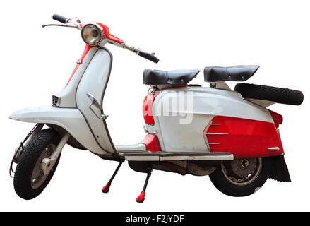 Blick auf den berühmten italienischen Vespa-Roller Stockfoto