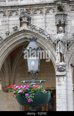 Die City Hall, La Grande Place, Brüssel, Belgien Stockfoto