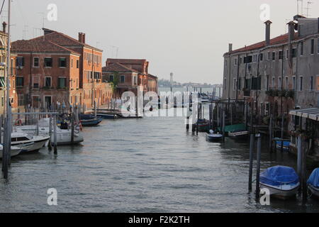 Abend in Venedig Italien Stockfoto