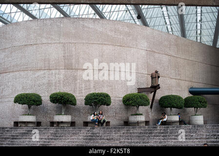 Das Auditorio Nacional ist ein weltbekannter Veranstaltungsort für Konzerte, Tanz und Musik und liegt am Paseo De La Reforma in Mexiko-Stadt. Stockfoto