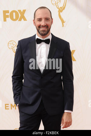 Los Angeles, Kalifornien, USA. 20. Sep, 2015. Tony Hale. Teilnahme an der 67th statt Annual Primetime Emmy Awards - Ankünfte am Microsoft Theater in Los Angeles, Kalifornien am 20. September 2015. 2015-Credit: D. Long/Globe Fotos/ZUMA Draht/Alamy Live-Nachrichten Stockfoto