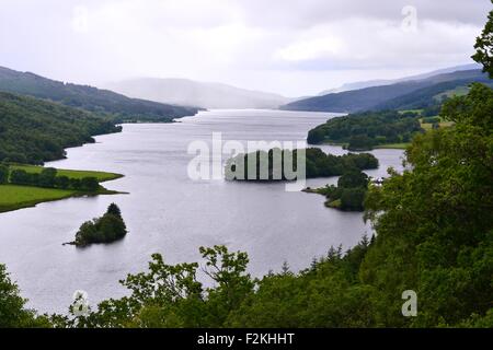 Queens Blick über Loch Tummel in Perthshire, Schottland Stockfoto