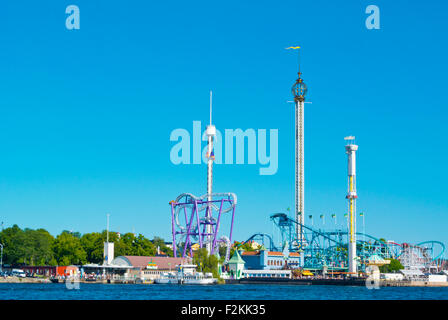 Gröna Lund, Vergnügungspark, Djurgården, Stockholm, Schweden Stockfoto