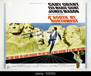 North by Northwest - Filmplakat Stockfoto