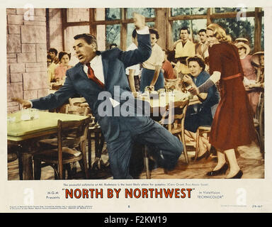 North by Northwest - Filmplakat Stockfoto