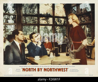 North by Northwest - Filmplakat Stockfoto