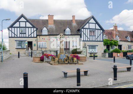 Dorfzentrum Bidford-on-Avon, warwickshire Stockfoto