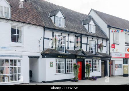 Die drei Tuns Gastwirtschaft in Alcester, Warwickshire Stockfoto