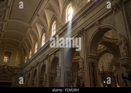 Kathedrale der Himmelfahrt der Jungfrau Maria. Kathedrale des römisch-katholischen Erzdiözese von Palermo. Palermo. Stockfoto